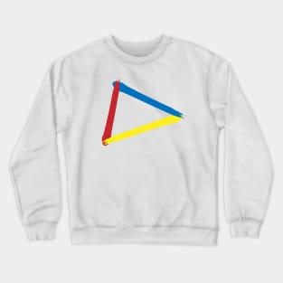 Brush triangle Crewneck Sweatshirt